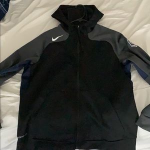 Nike therma fit zip up hoodie black/gray/navy blue